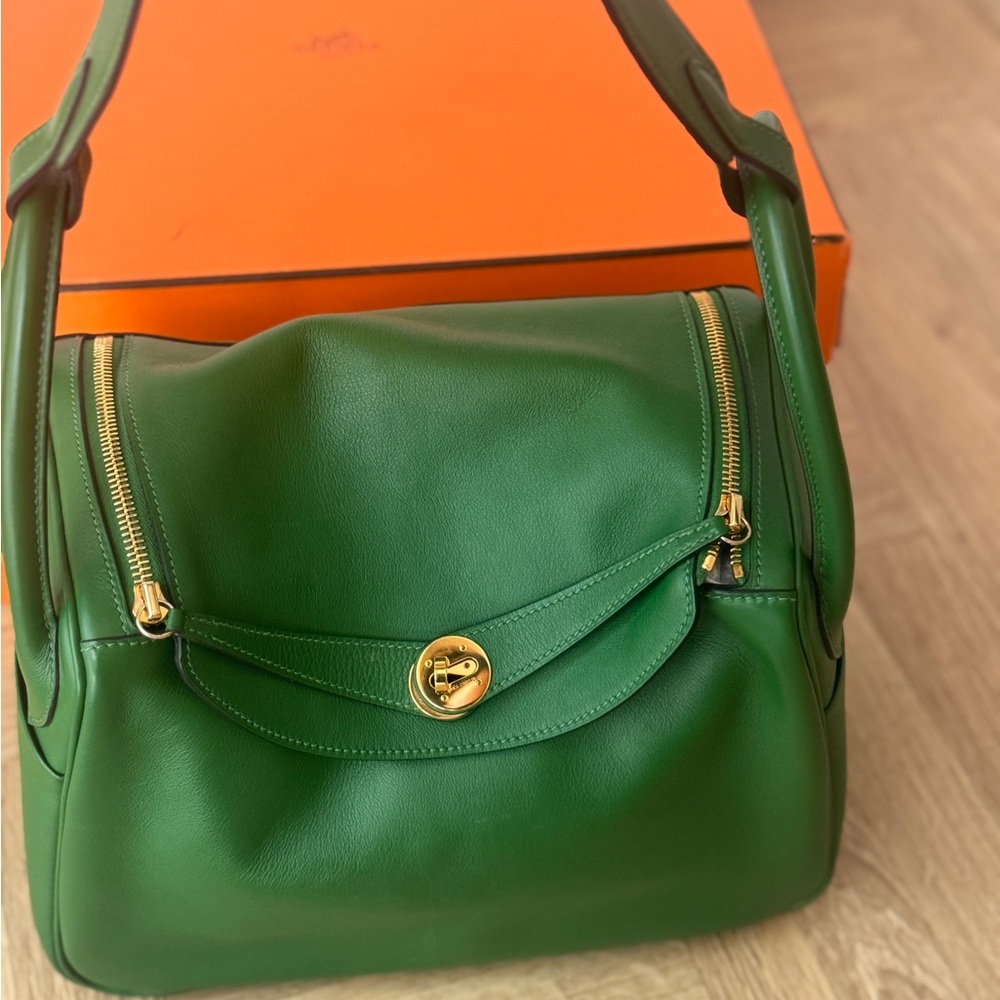 Hermes Lindy Kelly Green